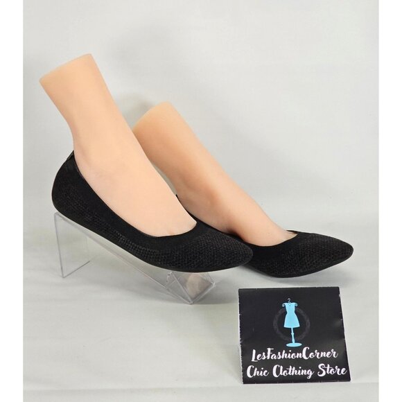 Allbirds Women's Dark Gray TB Tree Breezers Knit Slip On Flats Shoe Sz 9.5  176 - Picture 5 of 16